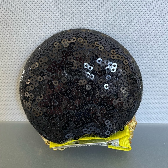 Minnie Mouse Ears Hair clips • Gold bows - Picture 9 of 11